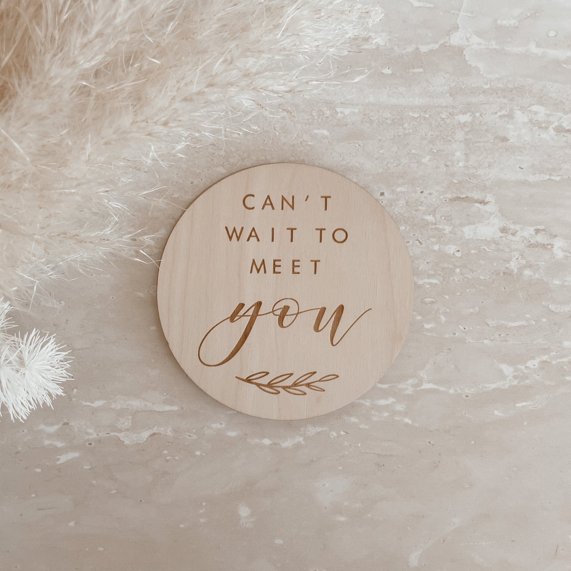 Individual Engraved Wooden Milestone Plaques-10CM
