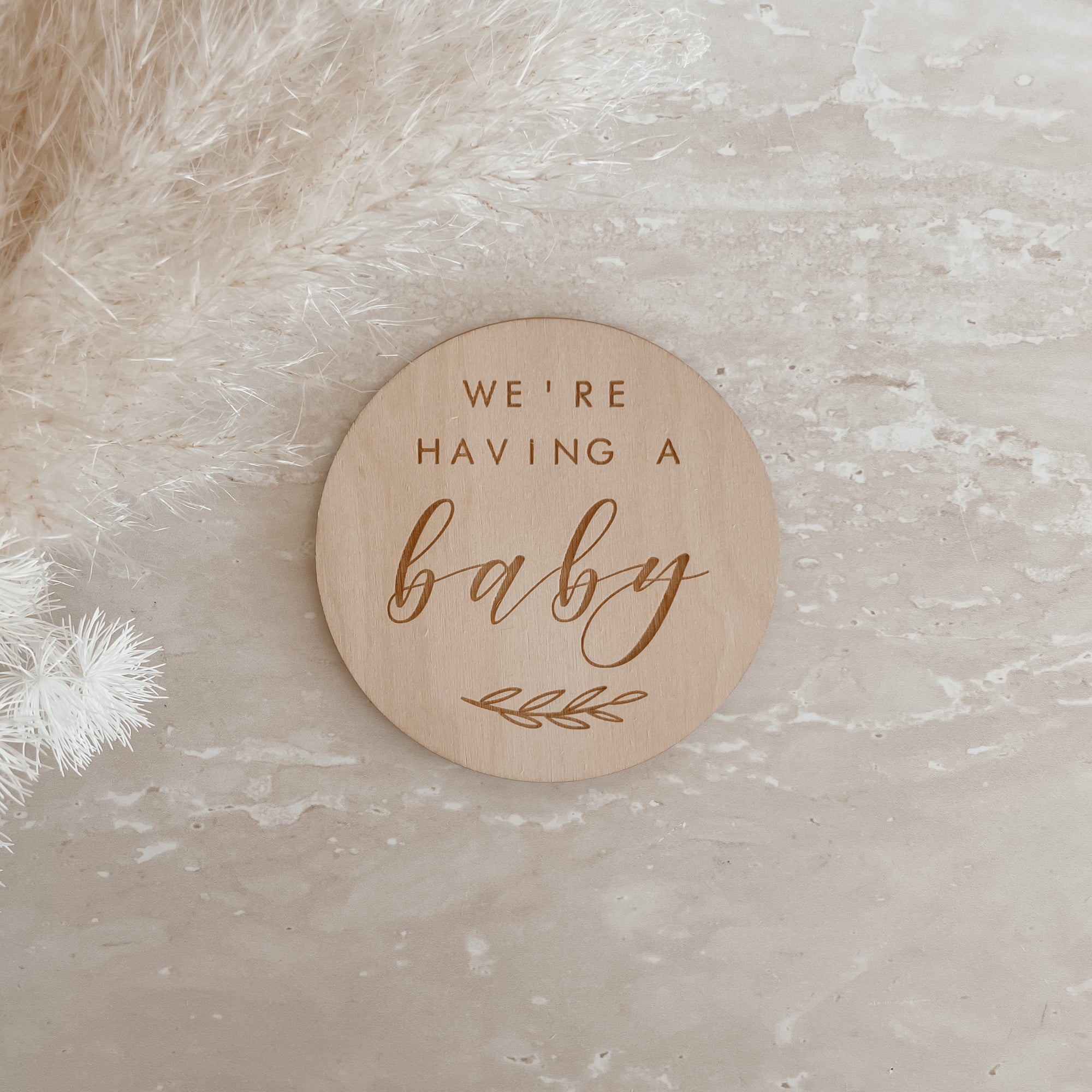Individual Engraved Wooden Milestone Plaques-10CM
