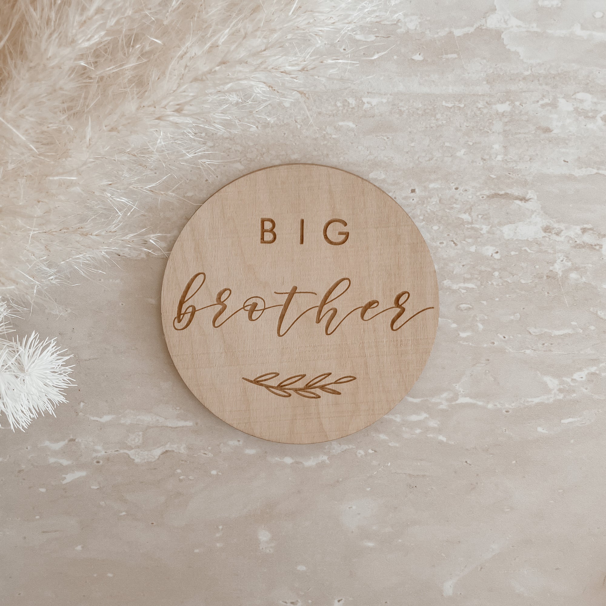 Individual Engraved Wooden Milestone Plaques-10CM