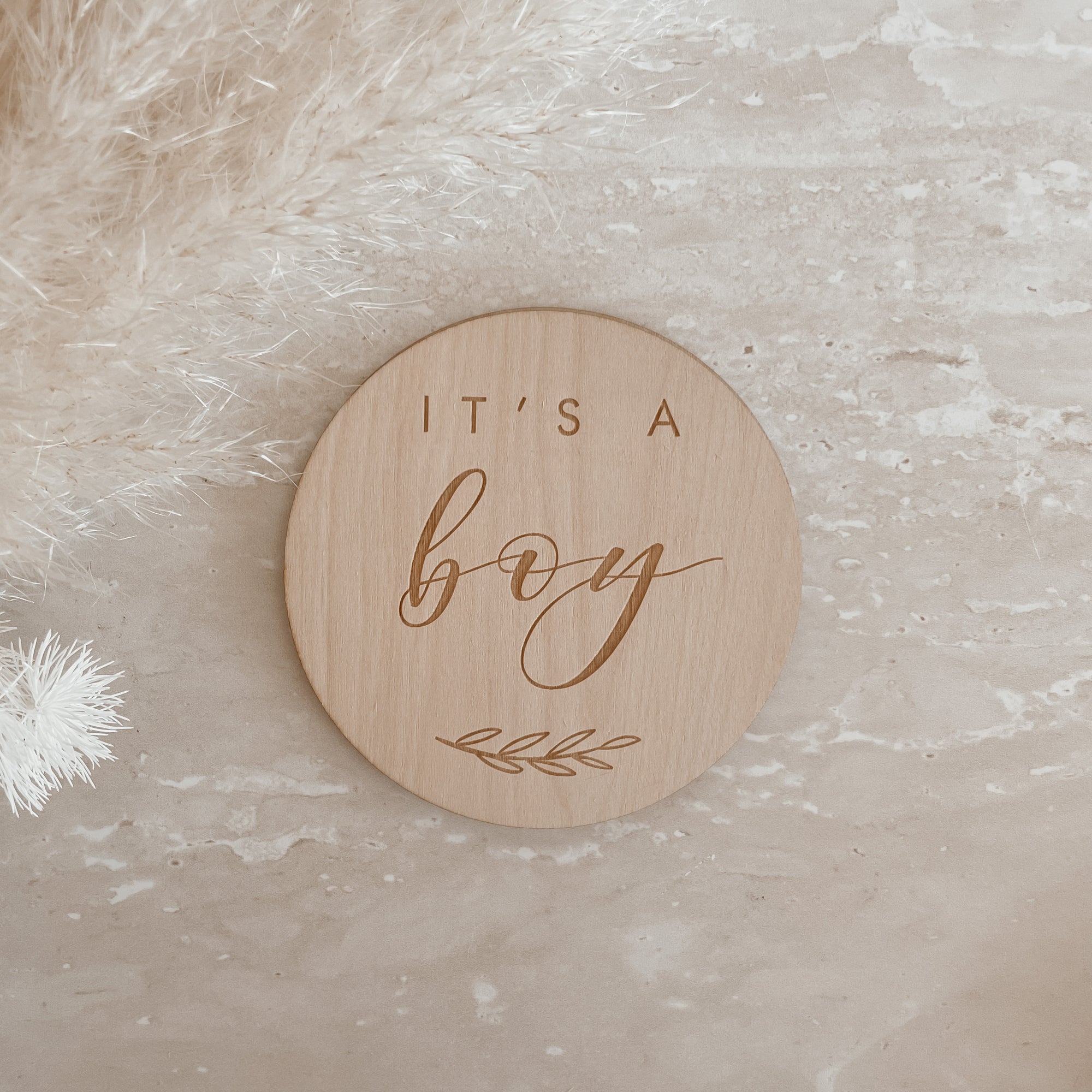 Individual Engraved Wooden Milestone Plaques-10CM
