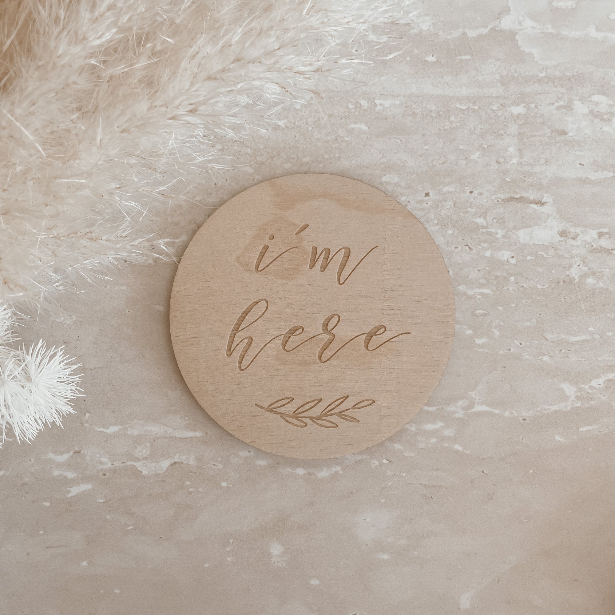Individual Engraved Wooden Milestone Plaques-10CM