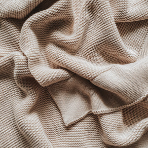 Heirloom Classic Knit Blanket - 100% Cotton