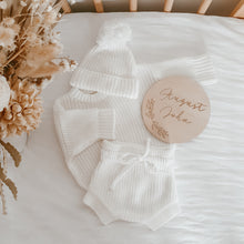 Load image into Gallery viewer, Mini Knit Beanie - Milk