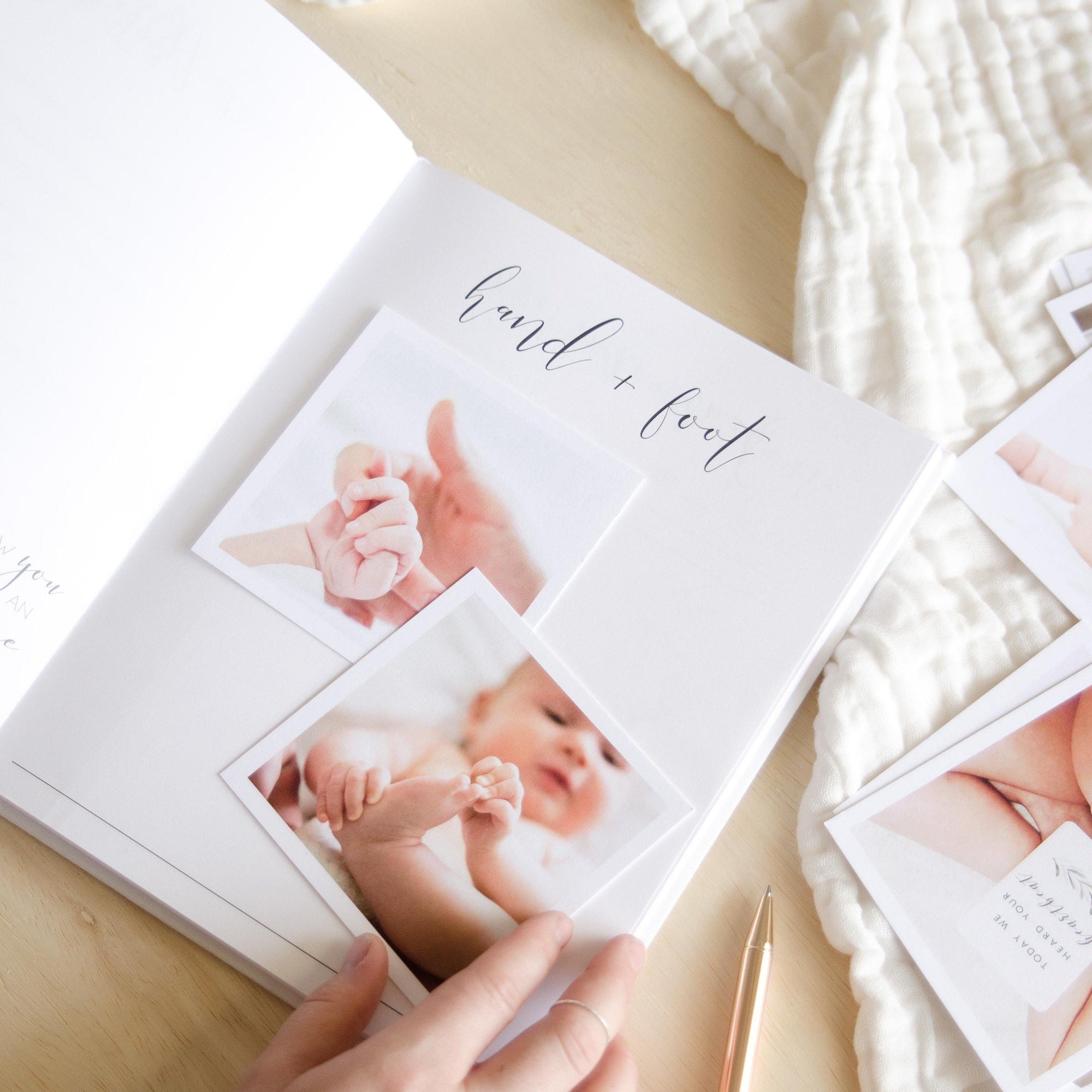 Hello Little Love - Baby Memory Book Blossom and Pear 