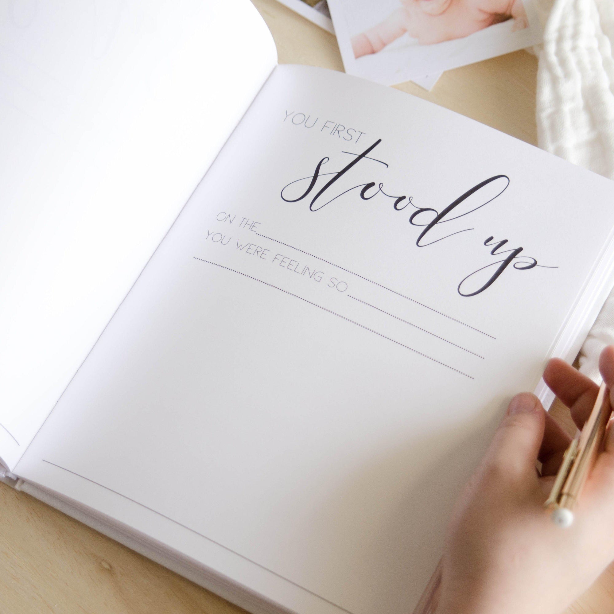 Hello Little Love - Baby Memory Book Blossom and Pear 
