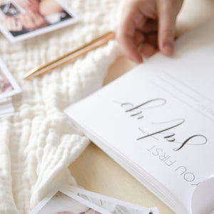 Hello Little Love - Baby Memory Book Blossom and Pear 