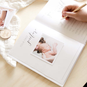 Hello Little Love - Baby Memory Book Blossom and Pear 