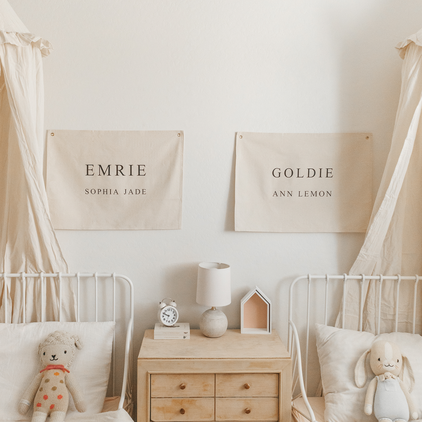Custom Canvas Name Banner - Vinyl Text