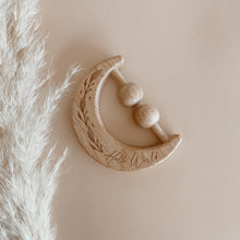 Load image into Gallery viewer, Wooden Moon Rattle - Non-Personalised