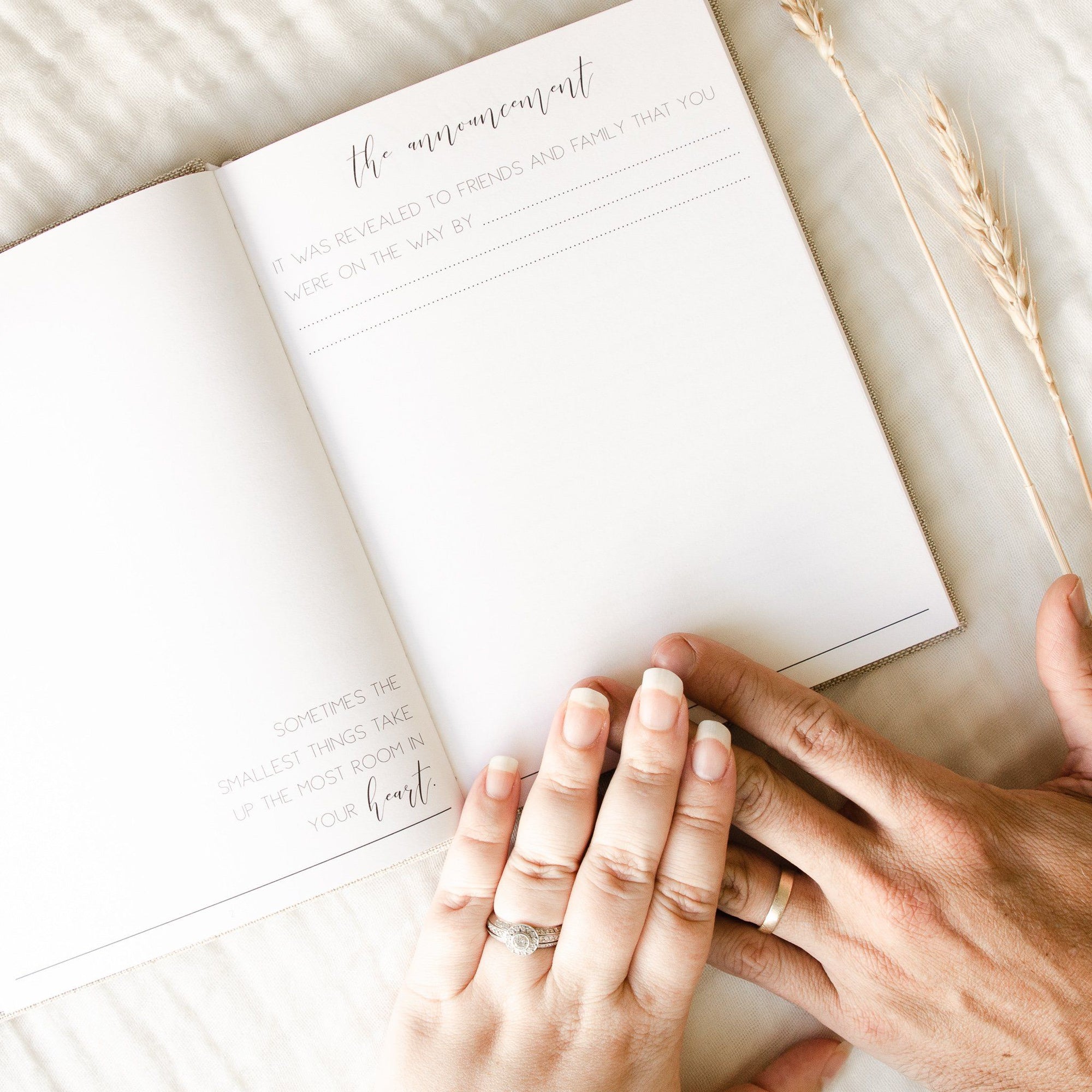 Hello Little Mama - Pregnancy Journal Blossom and Pear 