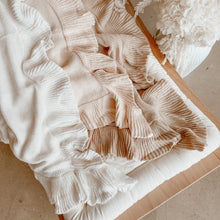 Load image into Gallery viewer, Heirloom Poppy Knit Blanket - 100% Cotton