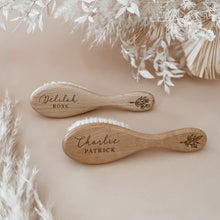 Load image into Gallery viewer, Personalised Wooden Baby Brush