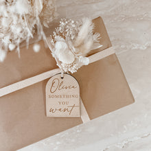 Load image into Gallery viewer, Arch Mindful Wooden Gift Tags (Set of 4) - Personalised
