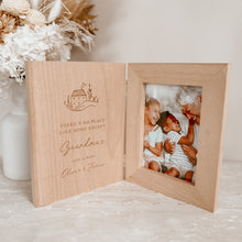 Load image into Gallery viewer, Grandparent&#39;s House Quote Personalised Wooden Photo Frame