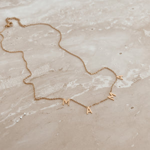 MAMA Necklace - 18K Gold Plated