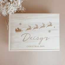 Load image into Gallery viewer, Personalised Christmas Box - Wooden Keepsake