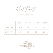 Load image into Gallery viewer, Mini Knit Pants - Powder Blue