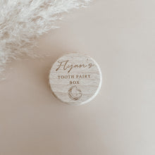 Load image into Gallery viewer, Personalised Wooden Tooth or Curl Keepsake Box