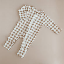 Load image into Gallery viewer, Long Sleeve Baby Zip Growsuit