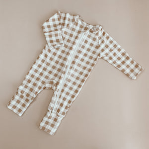 Long Sleeve Baby Zip Growsuit