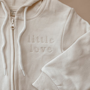 'Little Love' Hoodie Zip Romper (2 Colours)