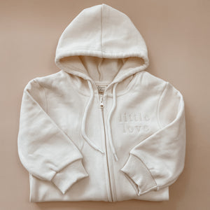 'Little Love' Hoodie Zip Romper (2 Colours)