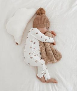 Long Sleeve Baby Zip Growsuit