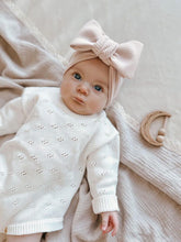 Load image into Gallery viewer, The Mabel Pointelle Knit Romper - Milk