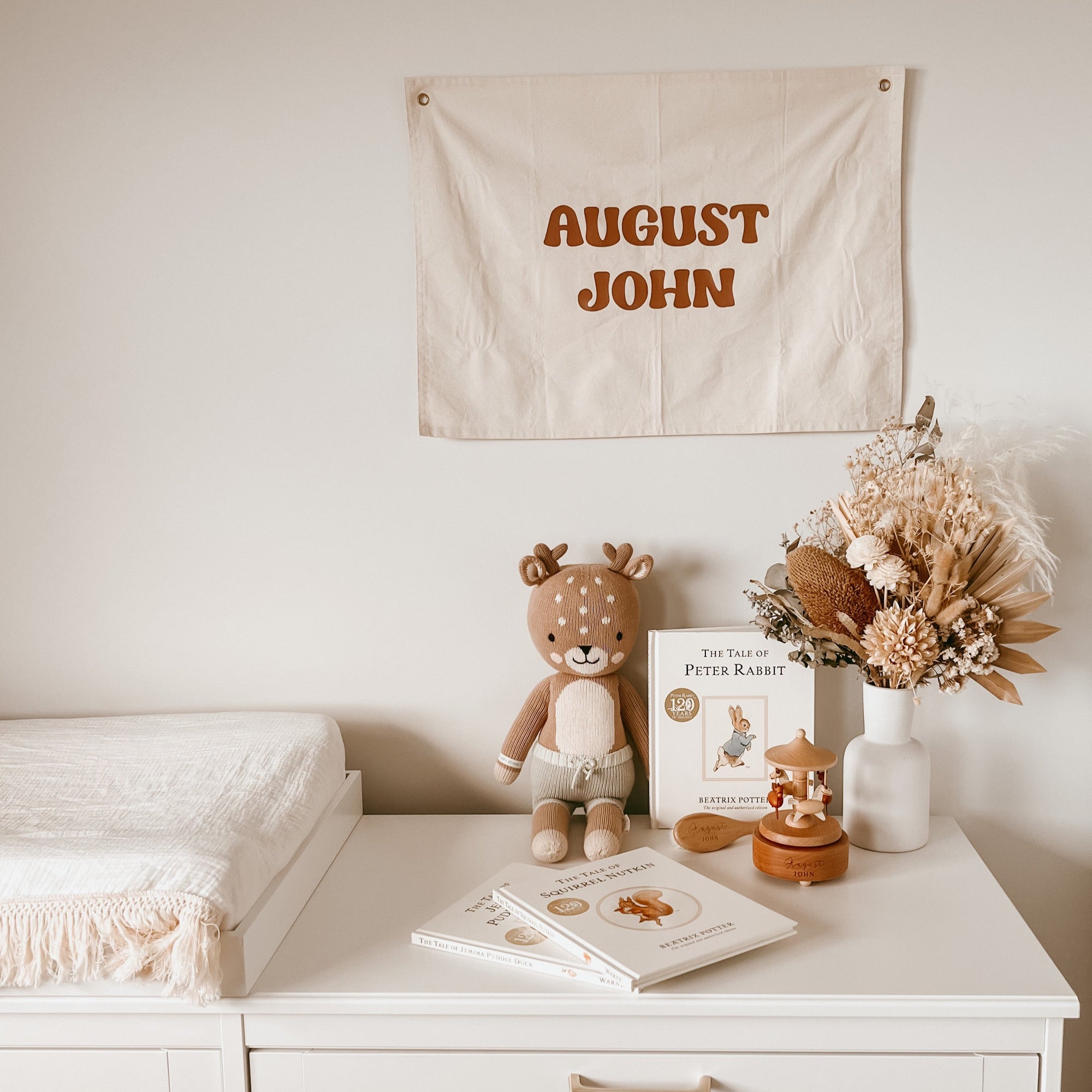 Custom Canvas Name Banner - Vinyl Text