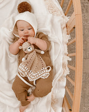 Load image into Gallery viewer, Fawn - Heirloom Crochet Lovey Comforter