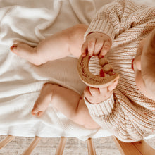Load image into Gallery viewer, Custom Wooden Moon Rattle