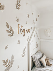 Custom Wooden Wall Name