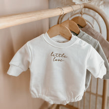 Load image into Gallery viewer, Milk &#39;Little Love&#39; Long Sleeve Bubble Romper