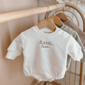 Milk 'Little Love' Long Sleeve Bubble Romper