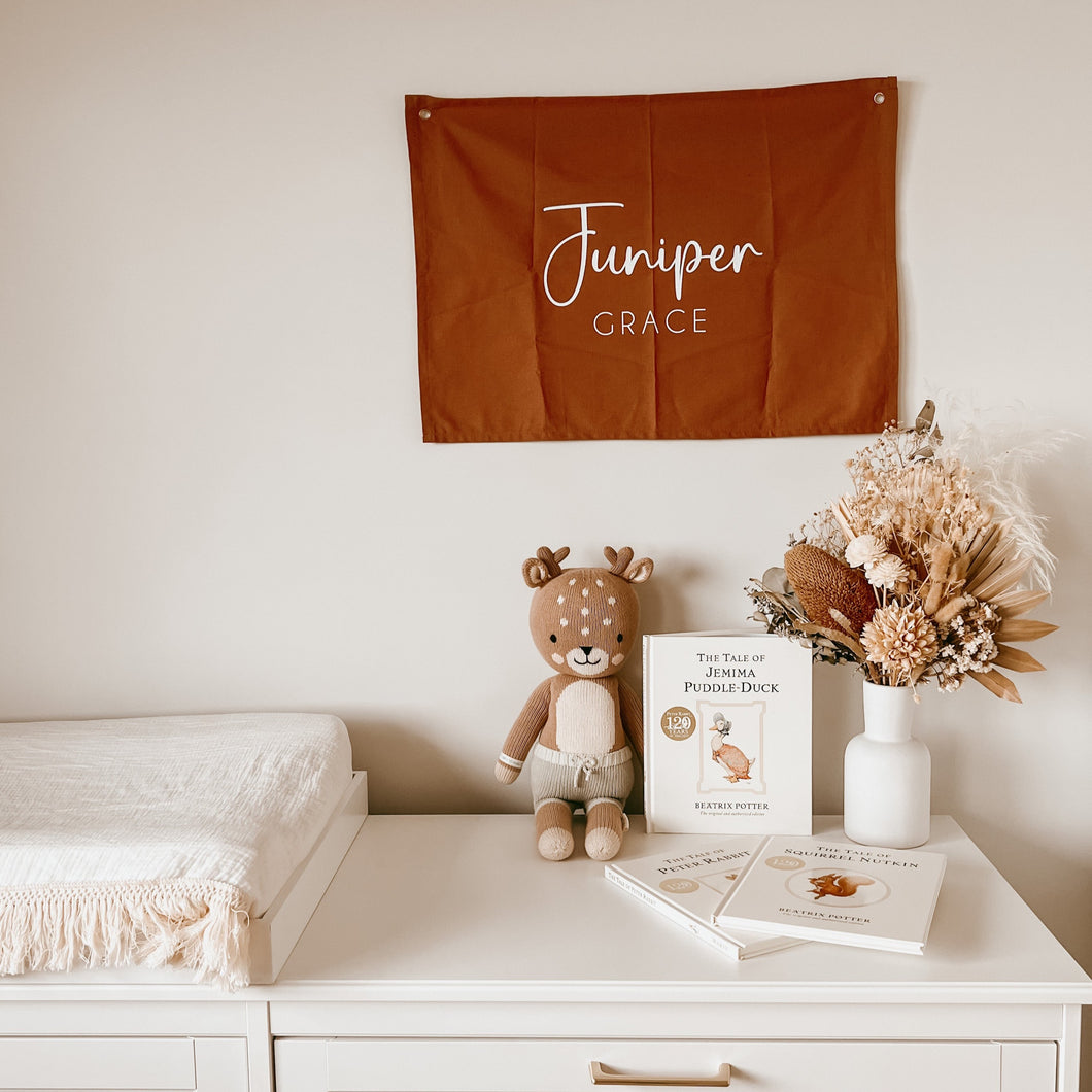 Custom Canvas Name Banner