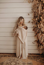 Load image into Gallery viewer, Heirloom Pointelle Knit Blanket - 100% Cotton