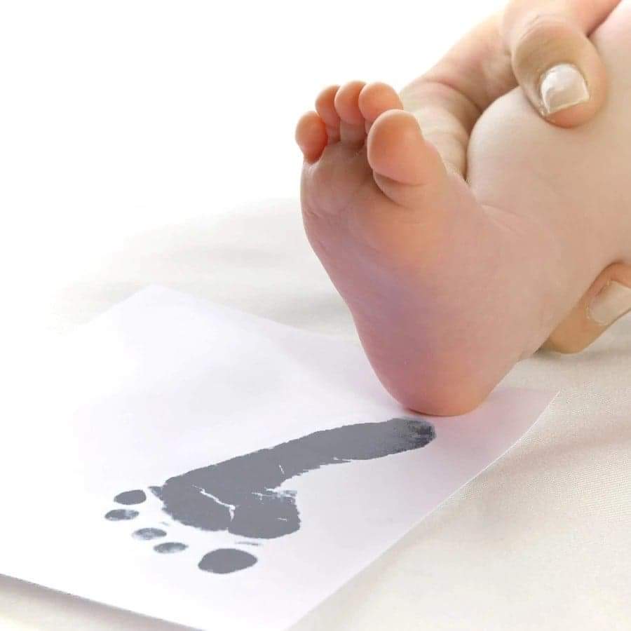 Grey Ink-less Hand and Foot Print Kit