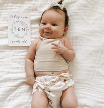Load image into Gallery viewer, Baby Milestone Cards - Evergreen Collection
