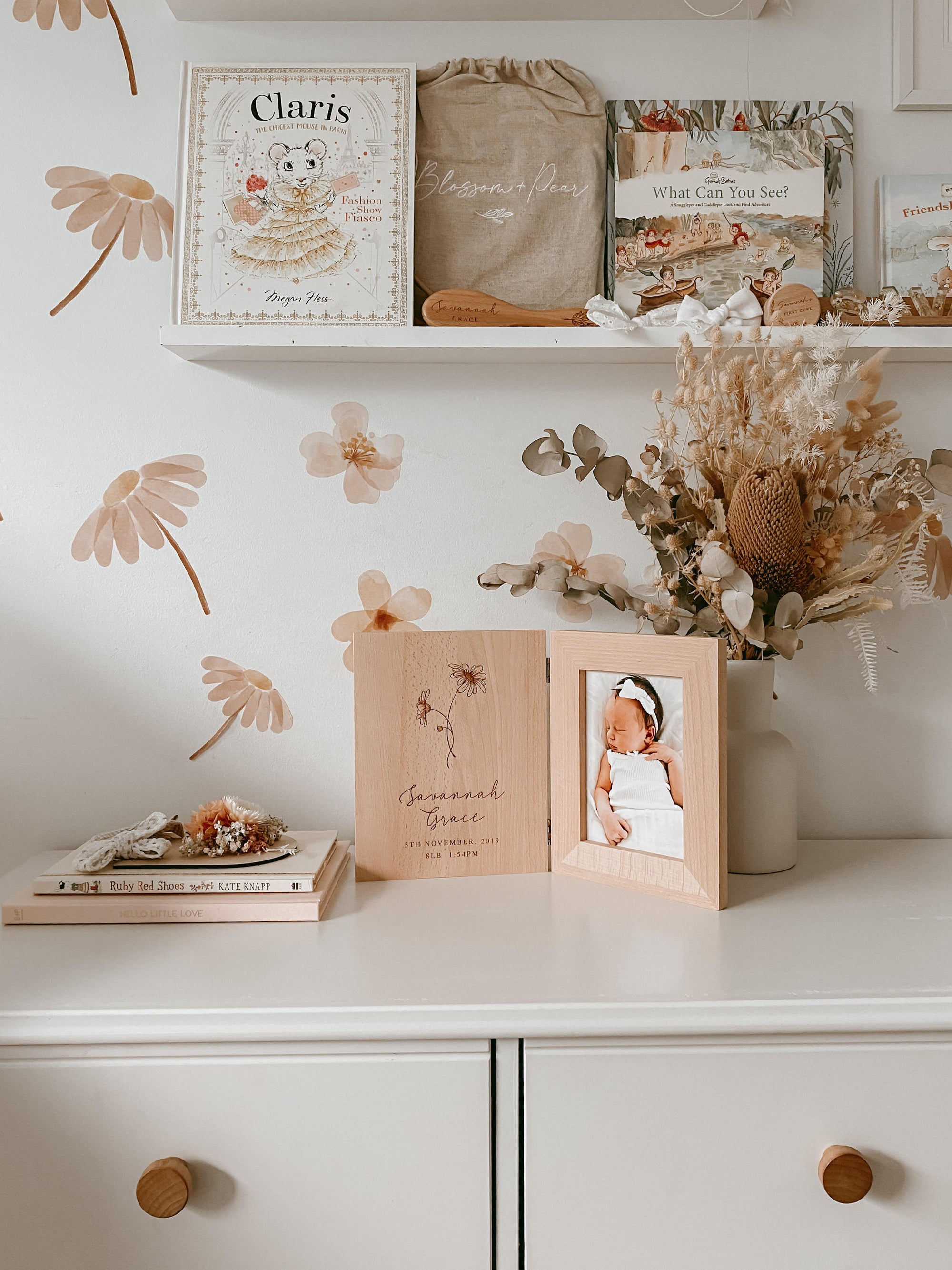 Personalised Baby Wooden Photo Frame - PRE ORDER - Est. Dispatch Mid-August